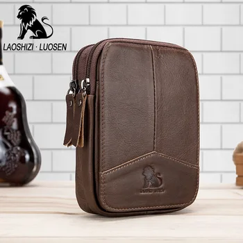 LAOSHIZI Genuine Leather Waist Packs Fanny Pack Belt Bag Phone Pouch Bags Travel Waist Pack Male Small Waist Bag Leather Pouch
LAOSHIZI Genuine Leather Waist Packs Fanny Pack Belt Bag Phone Pouch Bags Travel Waist Pack Male Small Waist Bag Leather Pouch