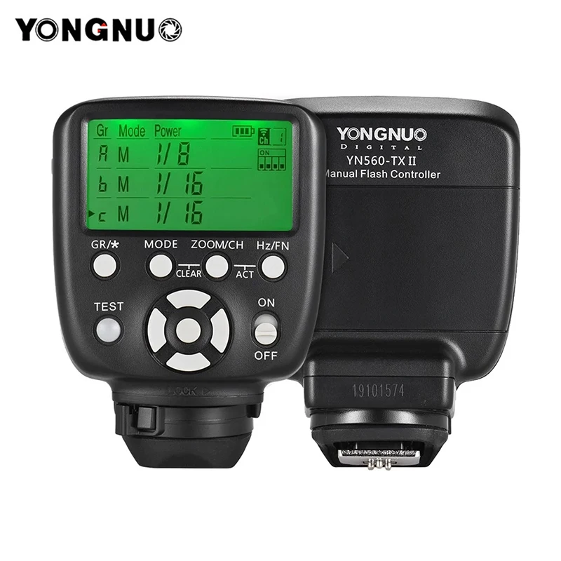 YONGNUO YN560-TX II Flash Controller For Canon For Nikon YN560 III YN560 IV YN660 YN968N YN860Li Flash Speedlite
YONGNUO YN560-TX II Flash Controller For Canon For Nikon YN560 III YN560 IV YN660 YN968N YN860Li Flash Speedlite