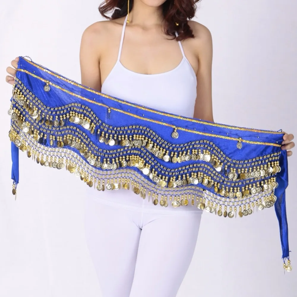 Women's Velvet Belly Dance Wave Shape Hip Scarf With Silver Gold Coins India Dance 3 Rows Sequin Beading Belt Skirt
Women's Velvet Belly Dance Wave Shape Hip Scarf With Silver Gold Coins India Dance 3 Rows Sequin Beading Belt Skirt