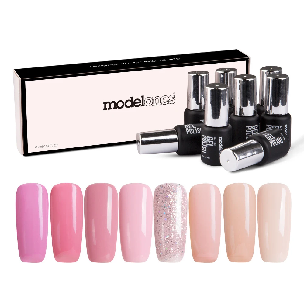 Modelones 8Pcs/Lot UV Nail Gel Polish Set Lavender Violet Led Nail Polish Kits Semi Permanent UV Nail Gel Lacquer Manicure Set
Modelones 8Pcs/Lot UV Nail Gel Polish Set Lavender Violet Led Nail Polish Kits Semi Permanent UV Nail Gel Lacquer Manicure Set