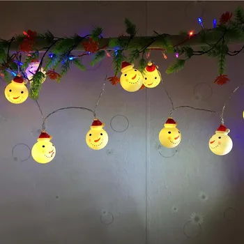 10 LED 1.2M String Lights with Christmas Snowman Pendant Led Light Holiday Decoration Christmas Tree Light
10 LED 1.2M String Lights with Christmas Snowman Pendant Led Light Holiday Decoration Christmas Tree Light