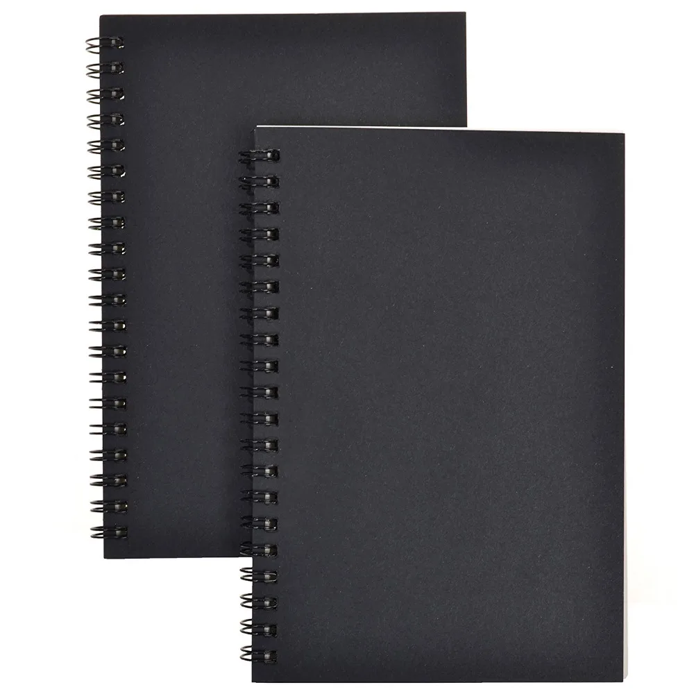 Set of 2 Durable Paper Universal Sketch Pad Sketching Book Sketches Book Notebook for drawings and Sketch Journal (Black)
Set of 2 Durable Paper Universal Sketch Pad Sketching Book Sketches Book Notebook for drawings and Sketch Journal (Black)