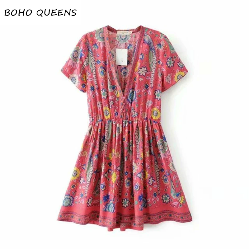 Summer chic Women floral peacock print beach dress vestidos short sleeve sexy V-neck Bohemian mini Boho dresses
Summer chic Women floral peacock print beach dress vestidos short sleeve sexy V-neck Bohemian mini Boho dresses