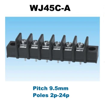 10/30/50pcs Barrier Terminal Blocks pitch 9.5mm Straight Pin 2P 3P 4P 5P 6P morsettiera connector with Screw hole 300V 25A 12AWG
10/30/50pcs Barrier Terminal Blocks pitch 9.5mm Straight Pin 2P 3P 4P 5P 6P morsettiera connector with Screw hole 300V 25A 12AWG