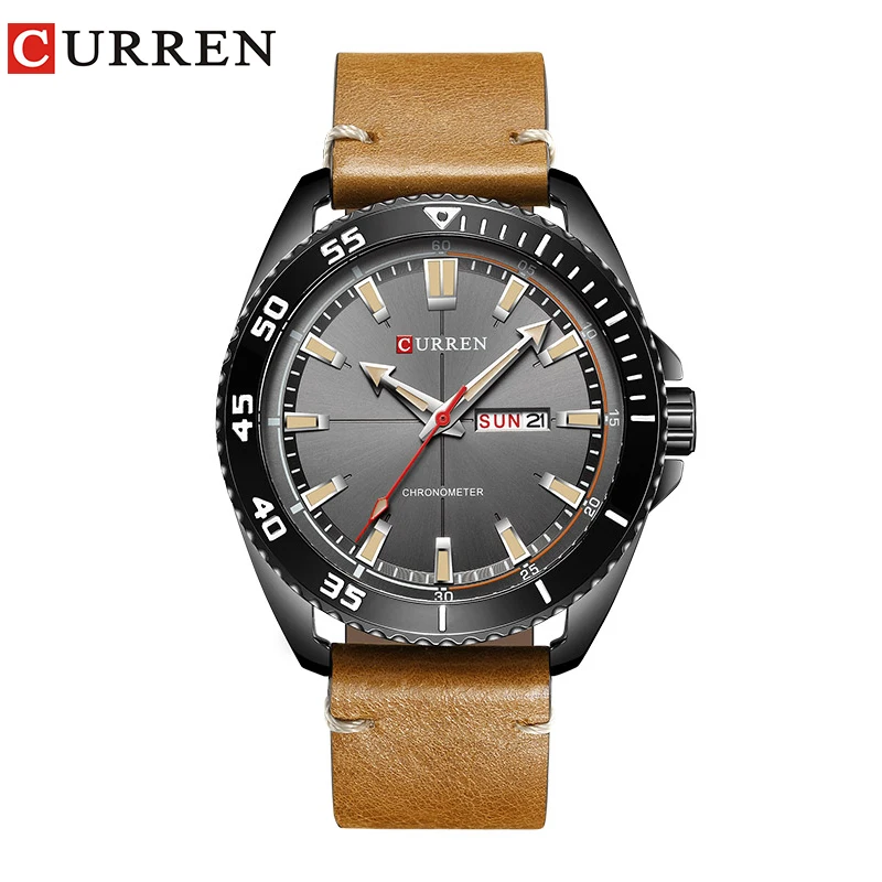 CURREN 8272 Top Brand Luxury watches mens date display Leather Quartz Wrist Watches Fashion Casual relogio masculino
CURREN 8272 Top Brand Luxury watches mens date display Leather Quartz Wrist Watches Fashion Casual relogio masculino