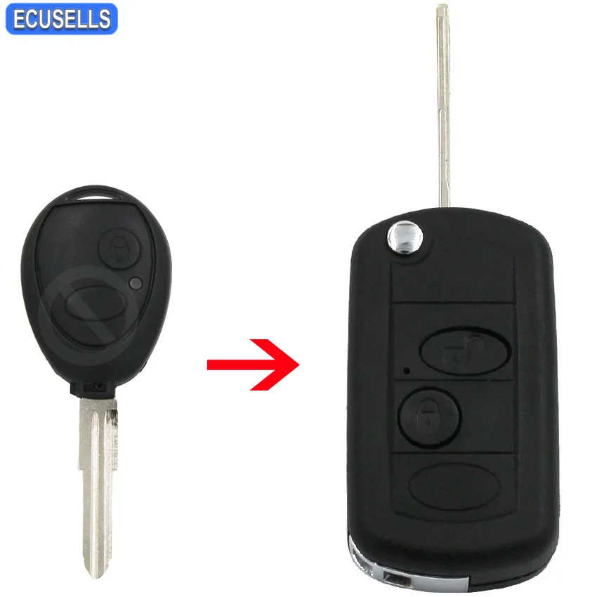 2 Button Remote Key Fob Case Conversion Folding Kit Smart Car Key Housing Cover Fob for Land Rover Discovery 2 with Uncut Blade
2 Button Remote Key Fob Case Conversion Folding Kit Smart Car Key Housing Cover Fob for Land Rover Discovery 2 with Uncut Blade