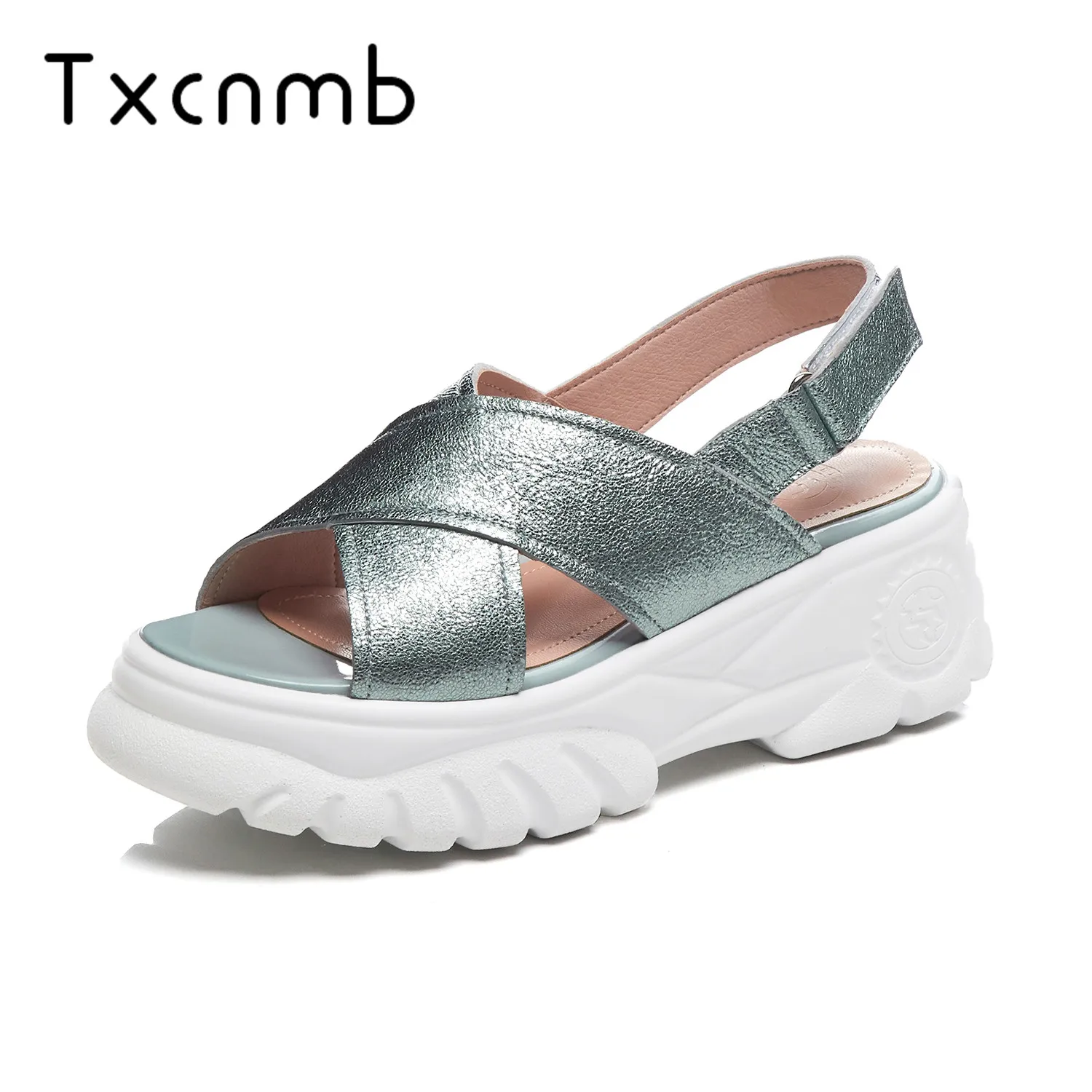 TXCNMB shoes woman 2020 summer Genuine leather sandals women shoes simple solid colors platform sandals casual shoes black
TXCNMB shoes woman 2020 summer Genuine leather sandals women shoes simple solid colors platform sandals casual shoes black