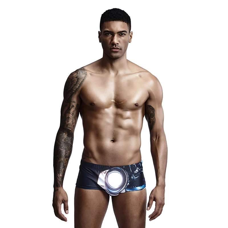 2019 men Swimwear Male Summer Mens Swim boxer Sexy Beach Surfing Short Pants Bathing Suit for Men | Спорт и развлечения