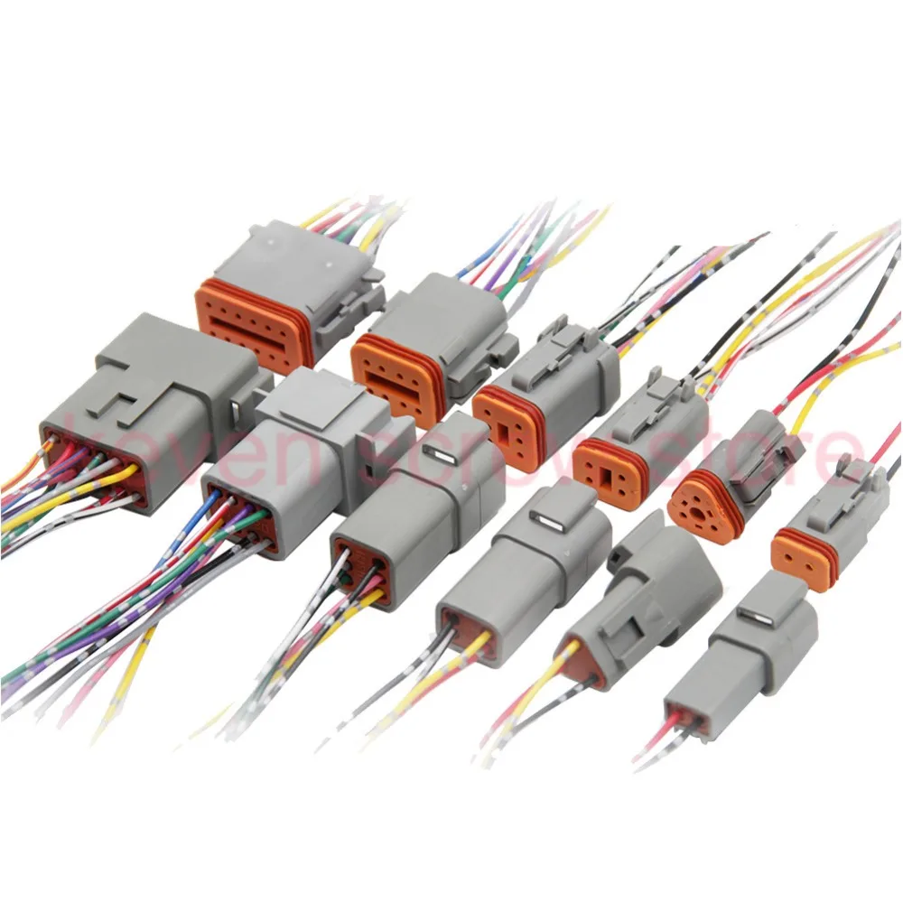 1pcs waterproof Deutsch DT Wire harness DT06-2S 3S 4S 6S 8S 12S /DT04-2P 3P 4P 6P 8P 12P connector with 15cm 0.85m2 wire for car
1pcs waterproof Deutsch DT Wire harness DT06-2S 3S 4S 6S 8S 12S /DT04-2P 3P 4P 6P 8P 12P connector with 15cm 0.85m2 wire for car