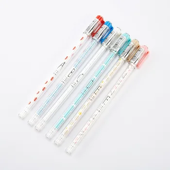 6 pcs Alphabet letter gel pen Black ink 0.35mm fine ballpoint pens for writing signature Stationery Office school supplies F906
6 pcs Alphabet letter gel pen Black ink 0.35mm fine ballpoint pens for writing signature Stationery Office school supplies F906
