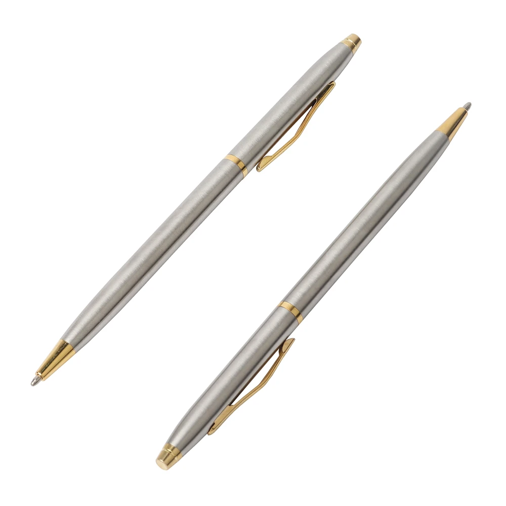 20PCS/LOT Classic High quality spin pen Stainless steel rod rotating Metal ballpoint Pen Stationery Pens writing 0.7mm
20PCS/LOT Classic High quality spin pen Stainless steel rod rotating Metal ballpoint Pen Stationery Pens writing 0.7mm