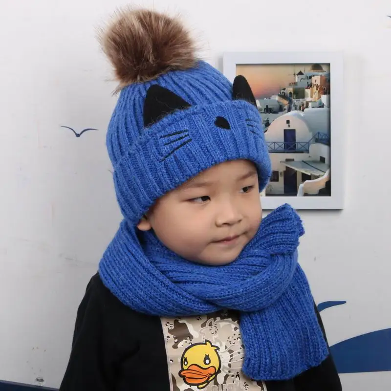Autumn And Winter Child Twinset Cap And Scarf Fashion Keep Warm Knit Cotton Cap Thick Long Scarf Windproof Thermal 3-7 Years
Autumn And Winter Child Twinset Cap And Scarf Fashion Keep Warm Knit Cotton Cap Thick Long Scarf Windproof Thermal 3-7 Years