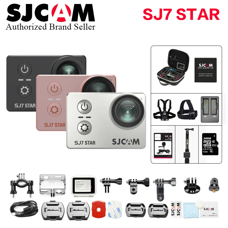 100% Original SJCAM SJ7 STAR Wifi 4k 2'' Touch Screen Ambarella A12S75 30M Waterproof Remote Sports Action Camera Car Mini DVR 
100% Original SJCAM SJ7 STAR Wifi 4k 2'' Touch Screen Ambarella A12S75 30M Waterproof Remote Sports Action Camera Car Mini DVR