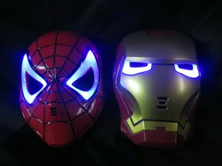 Halloween Hoilday Cosplay Mask Spider Man Mask With Led light Children Festival Iron Man mask for Masquerade Party red color
Halloween Hoilday Cosplay Mask Spider Man Mask With Led light Children Festival Iron Man mask for Masquerade Party red color