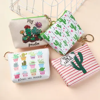 ISKYBPu Leather Coin Purses Women Small Wallet Cactus Print Ladies Change Purse Child Girl Mini Zipper Pouch Key Holder Coin Bag
ISKYBPu Leather Coin Purses Women Small Wallet Cactus Print Ladies Change Purse Child Girl Mini Zipper Pouch Key Holder Coin Bag