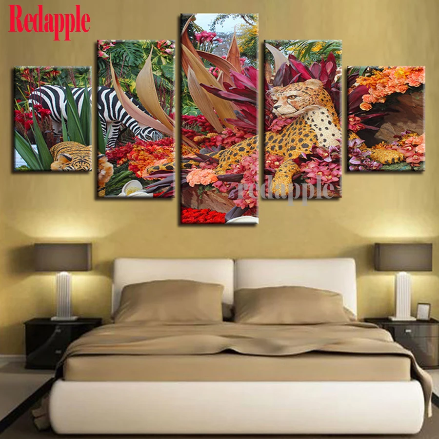 Animal Pattern 5d diy Diamond Painting Leopard,zebra Multi-picture Combination Wall Art Cross Stitch Mosaic home Decor 5 pcs/set
Animal Pattern 5d diy Diamond Painting Leopard,zebra Multi-picture Combination Wall Art Cross Stitch Mosaic home Decor 5 pcs/set