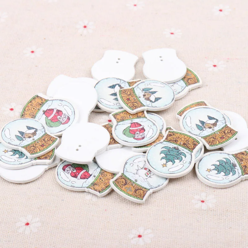 mixed Wooden Buttons Cute Christmas crystal ball Shape Decorative Sewing Buttons 2 Holes Scrapbooking Crafts DIY 22x29mm 20Pcs
mixed Wooden Buttons Cute Christmas crystal ball Shape Decorative Sewing Buttons 2 Holes Scrapbooking Crafts DIY 22x29mm 20Pcs