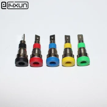 200pcs 2mm Copper Panel Mount Banana Jack Socket Soldering Type or Connect to 2.8mm Terminal 5 colors 10A/30VAC-60VDC
200pcs 2mm Copper Panel Mount Banana Jack Socket Soldering Type or Connect to 2.8mm Terminal 5 colors 10A/30VAC-60VDC