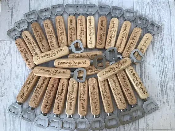

Personalized text wedding usher Bottle Openers, Groomsmen Gift, customize Engraved birthday Bottle Opener, Father's Day gifts