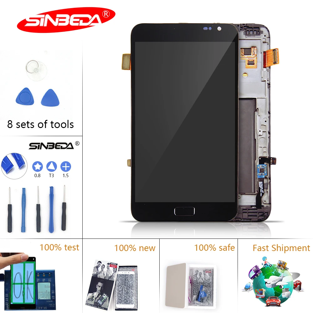 5.3"Sinbeda Super AMOLED For SAMSUNG Galaxy Note N7000 Display Touch Screen with Frame Replacement For SAMSUNG Note i9220 LCD
5.3"Sinbeda Super AMOLED For SAMSUNG Galaxy Note N7000 Display Touch Screen with Frame Replacement For SAMSUNG Note i9220 LCD