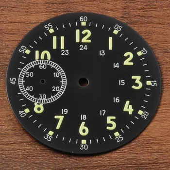 Watch Parts, 39mm Sterile Luminous Black Dial Fit for 6497 Hand Winding Watch Movement, Timepiece Part for DIY Clock CD39WBK
Watch Parts, 39mm Sterile Luminous Black Dial Fit for 6497 Hand Winding Watch Movement, Timepiece Part for DIY Clock CD39WBK