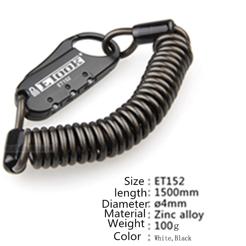 ET152 Helmet Motorcycle Lock Warning Rope Bicycle Electric Car Disc Brake Reminder Rope Wire Universal Anti-theft Solid
ET152 Helmet Motorcycle Lock Warning Rope Bicycle Electric Car Disc Brake Reminder Rope Wire Universal Anti-theft Solid