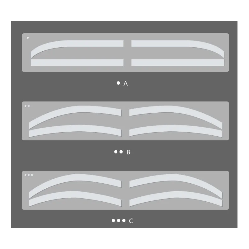 Eyebrow Stencil Ruler Shaping Template Adhesive Eyebrow Template Permanent Makeup Shaping Stencils Microblading Supplies
Eyebrow Stencil Ruler Shaping Template Adhesive Eyebrow Template Permanent Makeup Shaping Stencils Microblading Supplies