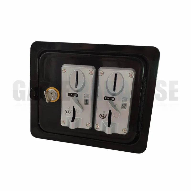 Dual Cash Access Coin Door Jamma MAME Systems With Dual Coin Mech, Lock, Key
Dual Cash Access Coin Door Jamma MAME Systems With Dual Coin Mech, Lock, Key