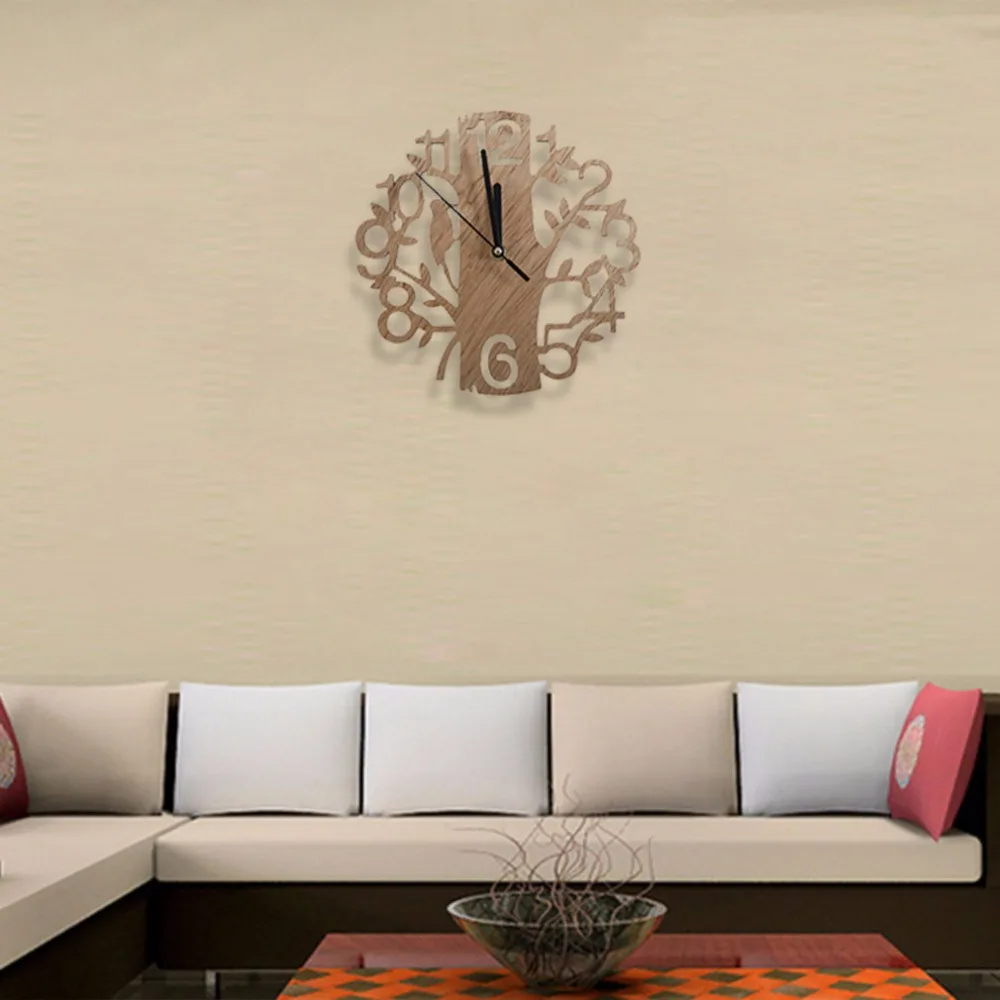 Modern Wood Vintage Design Wall Clock Fashion Style Home Living Room Coffee Shop Chic Bar Personality Quiet Clock Square Shape
Modern Wood Vintage Design Wall Clock Fashion Style Home Living Room Coffee Shop Chic Bar Personality Quiet Clock Square Shape