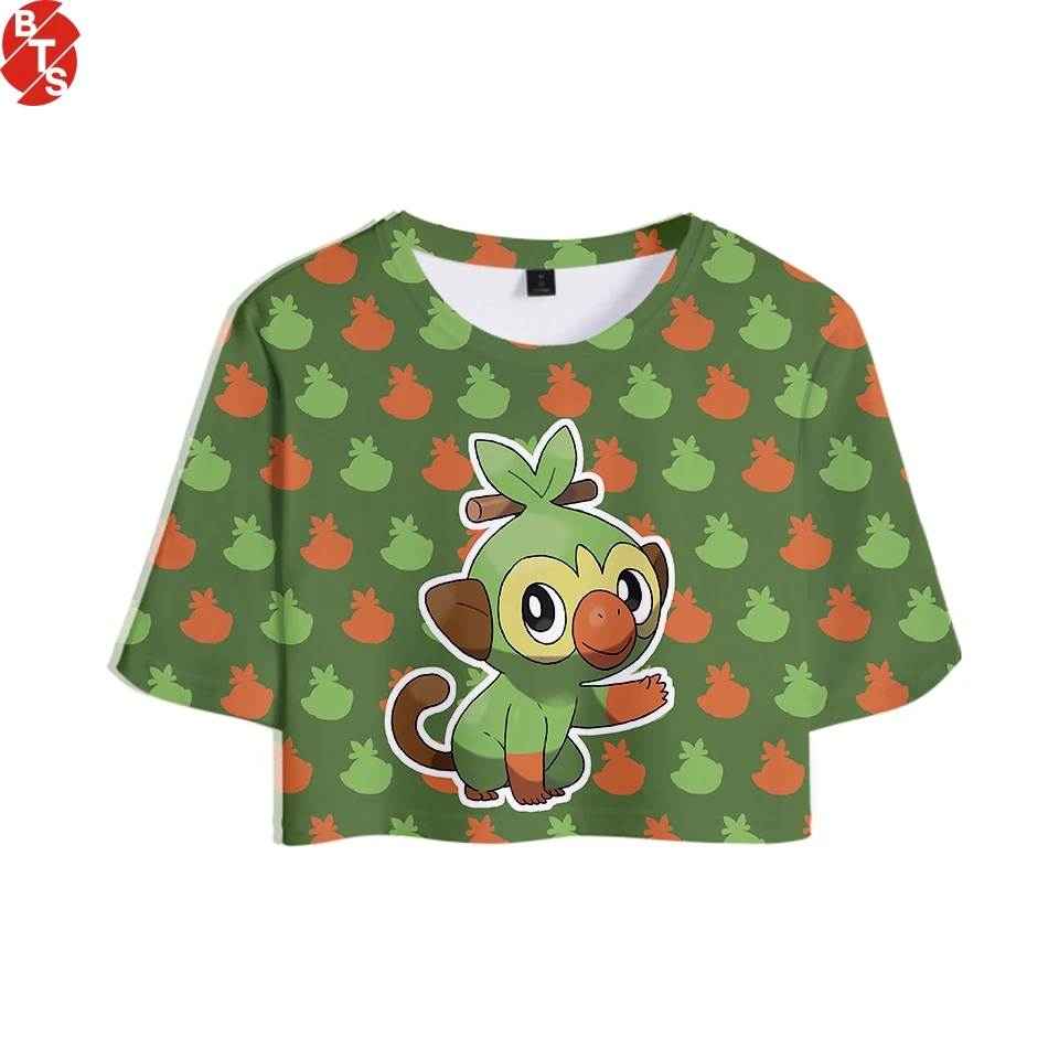 Pokemon Sword and Shield 3D Printed Women Crop Tops Fashion Summer Short Sleeve T-shirts 2019 harajuku Streetwear T shirts
Pokemon Sword and Shield 3D Printed Women Crop Tops Fashion Summer Short Sleeve T-shirts 2019 harajuku Streetwear T shirts