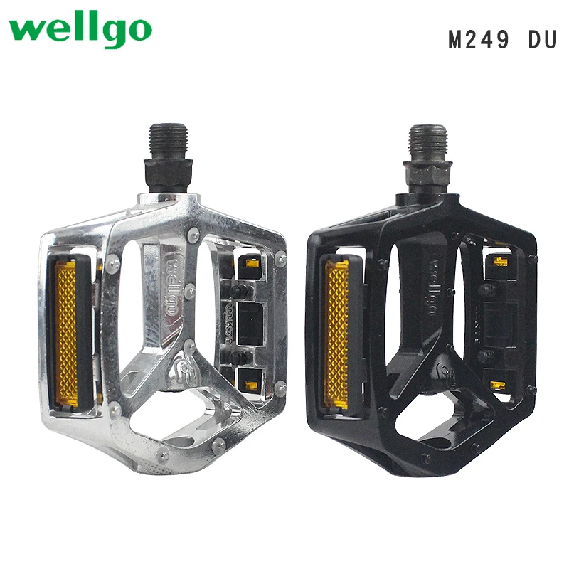 WELLGO M248 DU Aluminum MTB Road Bike Bicycle Pedals Peilin Bearing Dog/'s Mouth