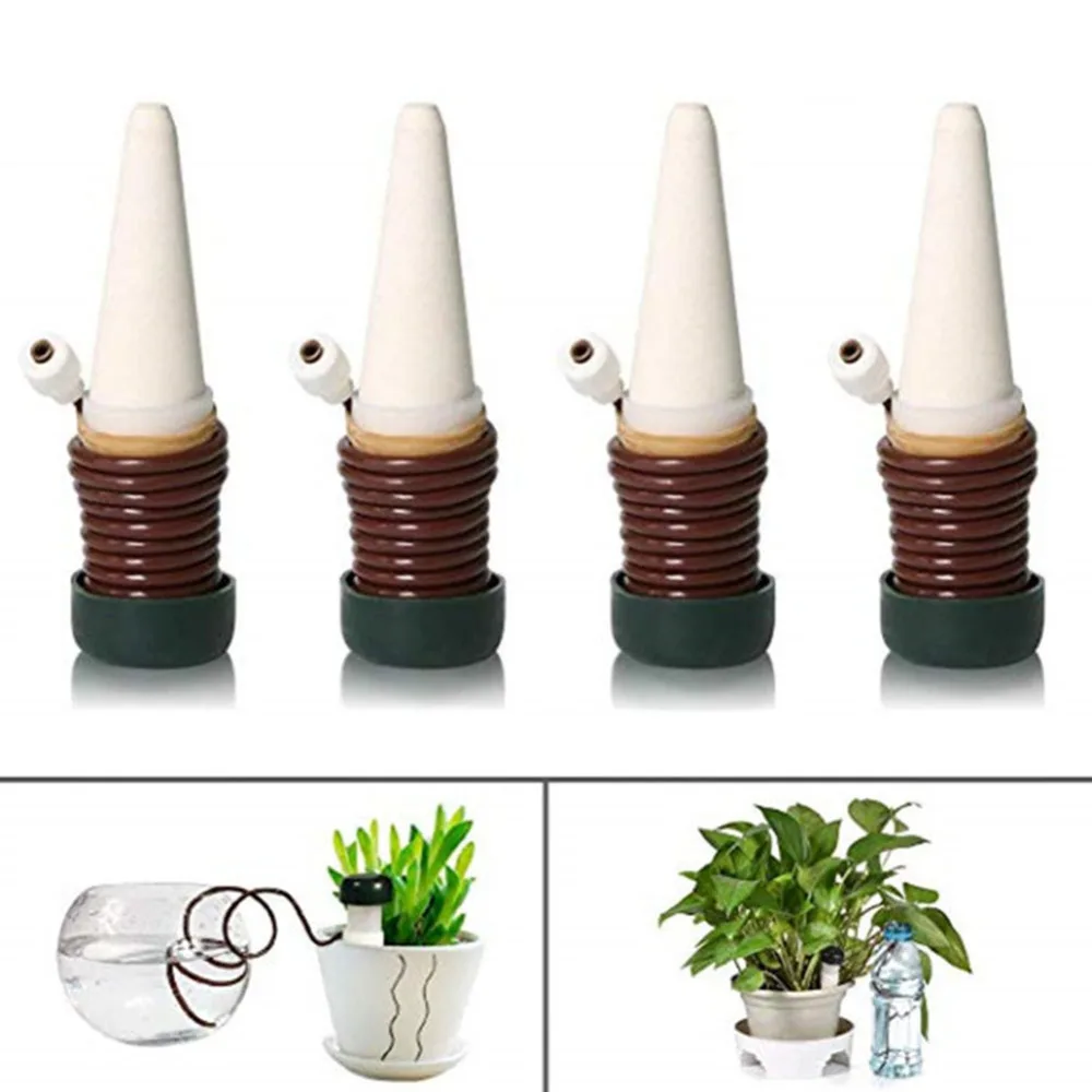 4pcs Automatic Plant Waterers Ceramic Water Seepage Plant Watering Devices Slow Release Plant Waterer For Outdoor Indoor Use
4pcs Automatic Plant Waterers Ceramic Water Seepage Plant Watering Devices Slow Release Plant Waterer For Outdoor Indoor Use