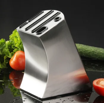 Kitchen Tools Stailess Steel Inserted Knife Stand Holder Block Cooking Tools Creative Storage Rack Knife Block Organizer LF441
Kitchen Tools Stailess Steel Inserted Knife Stand Holder Block Cooking Tools Creative Storage Rack Knife Block Organizer LF441