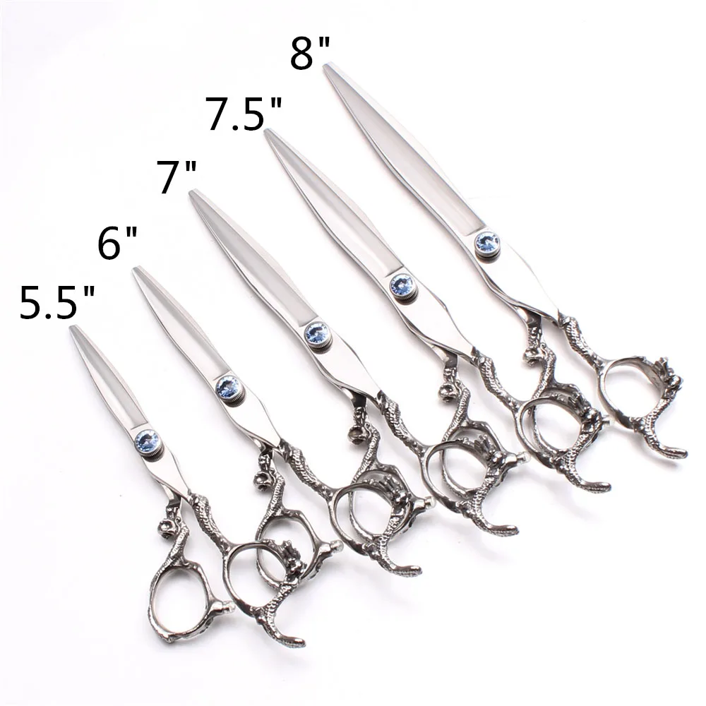2PCS 5.5" 6" 7" 7.5" 8" 440C Customized Logo Cutting Scissors Thinning Shears Professional Hairdressing Scissors Hair Scissors
2PCS 5.5" 6" 7" 7.5" 8" 440C Customized Logo Cutting Scissors Thinning Shears Professional Hairdressing Scissors Hair Scissors