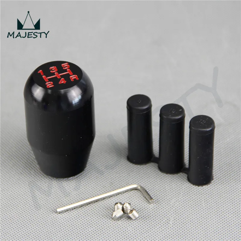 UNIVERSAL ROUND ERGONOMIC MANUAL STICK SHIFT KNOB ALUMINUM FINISH BLACK GEAR SHIFT KNOB 5 SPEED 5MT black
UNIVERSAL ROUND ERGONOMIC MANUAL STICK SHIFT KNOB ALUMINUM FINISH BLACK GEAR SHIFT KNOB 5 SPEED 5MT black
