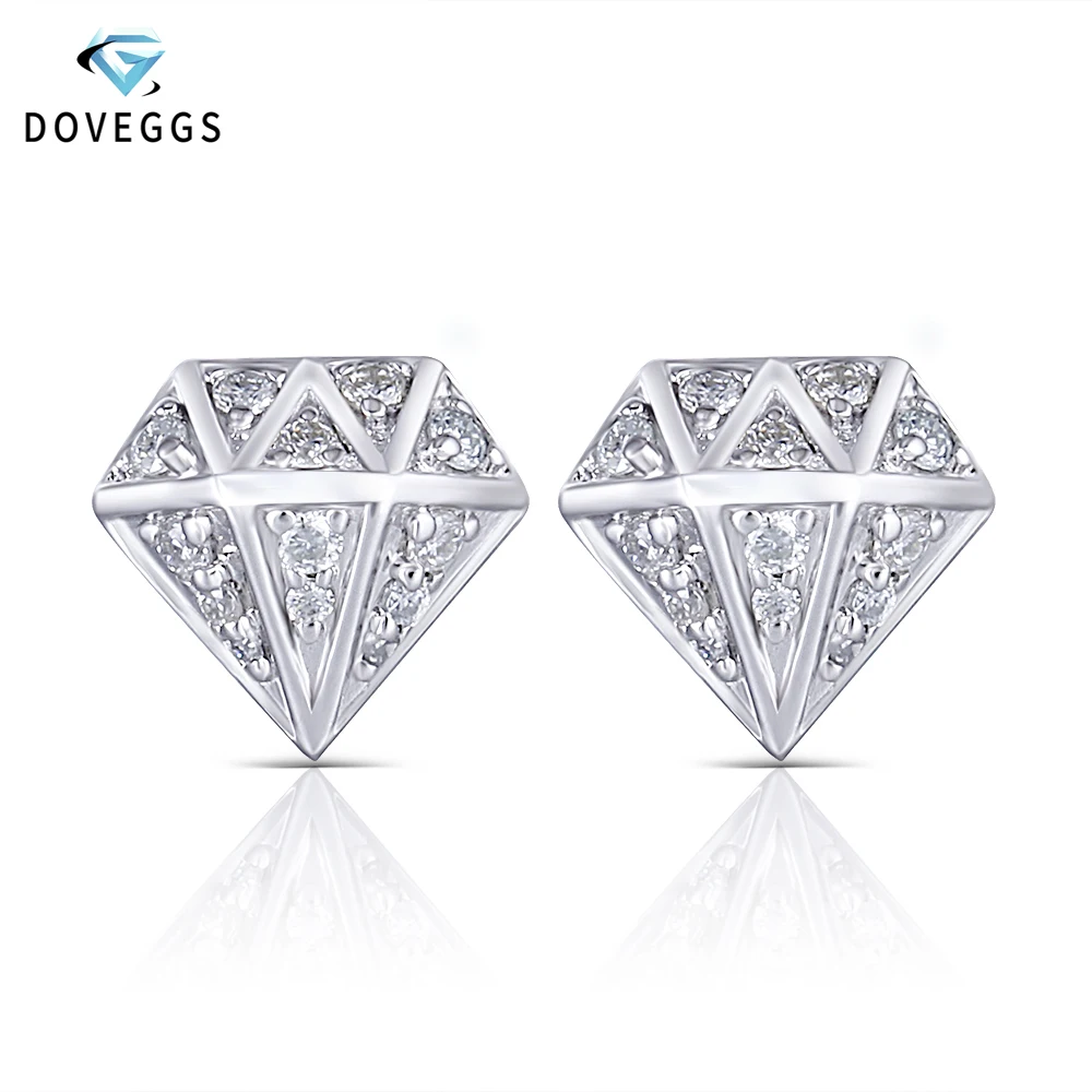 DovEggs Diamond Shaped Moissanite Stud Earrings for Women Wedding Thick Platinum Pltated Silver Moissanite Earrings Push Back
DovEggs Diamond Shaped Moissanite Stud Earrings for Women Wedding Thick Platinum Pltated Silver Moissanite Earrings Push Back