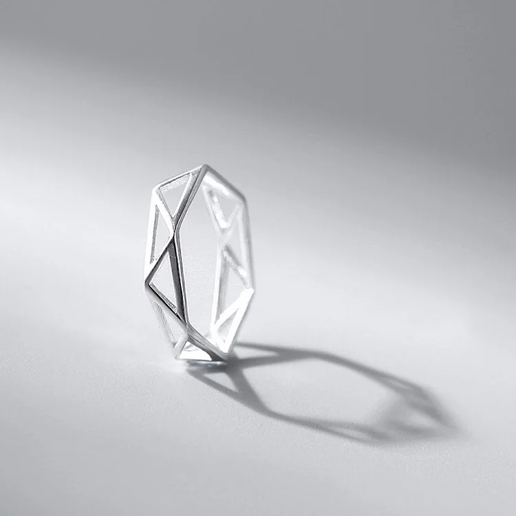 New Designer 925 Sterling Silver Hexagon Rings for Women Adjustable Ring Fashion Jewelry
New Designer 925 Sterling Silver Hexagon Rings for Women Adjustable Ring Fashion Jewelry
