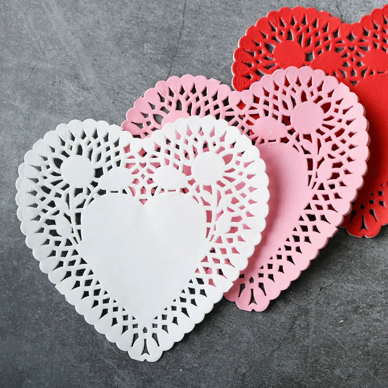 100pcs Heart Shape Colorful Paper Lace Doilies Cake Placemat Decoupage Paper Doilies Mat Pad Party Wedding Gift Decoration
100pcs Heart Shape Colorful Paper Lace Doilies Cake Placemat Decoupage Paper Doilies Mat Pad Party Wedding Gift Decoration