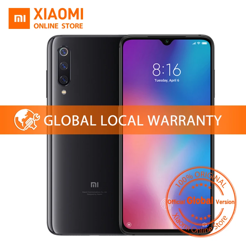 Global Version Xiaomi Mi 9 6GB 64GB Mi9 Mobile Phone Snapdragon 855 Octa Core 6.39" AMOLED Full Screen 48MP Rear Camera
Global Version Xiaomi Mi 9 6GB 64GB Mi9 Mobile Phone Snapdragon 855 Octa Core 6.39" AMOLED Full Screen 48MP Rear Camera