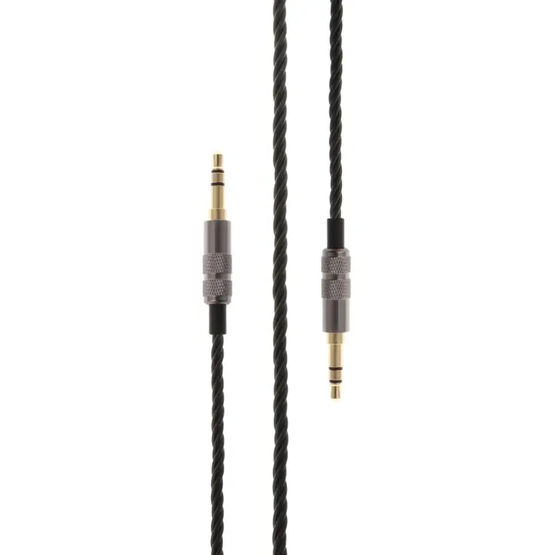 1.2M Twist Headphone Cable Replacement 3.5MM Male to 3.5MM Male Audio Core Adapter for SOLO Car AUX Wire
1.2M Twist Headphone Cable Replacement 3.5MM Male to 3.5MM Male Audio Core Adapter for SOLO Car AUX Wire