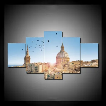 Canvas Poster Wall Art Home Decor Framework 5 Pieces Valletta Malta Paintings For Living Room HD Prints Castle Building Pictures
Canvas Poster Wall Art Home Decor Framework 5 Pieces Valletta Malta Paintings For Living Room HD Prints Castle Building Pictures