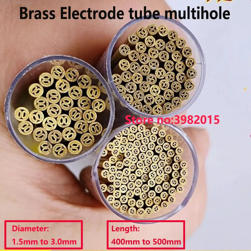 Drilling Brass Electrode Tube multihole 4 Holes Diameter 1.5mm 3.0mm Length 400mm for WEDM Drilling Machine
Drilling Brass Electrode Tube multihole 4 Holes Diameter 1.5mm 3.0mm Length 400mm for WEDM Drilling Machine