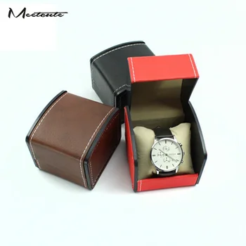Meetcute High Quality Plain Pattern Arc PU Leather Watch Display Box Jewelry Case Storage Boxes Luxury Man Gift 
Meetcute High Quality Plain Pattern Arc PU Leather Watch Display Box Jewelry Case Storage Boxes Luxury Man Gift