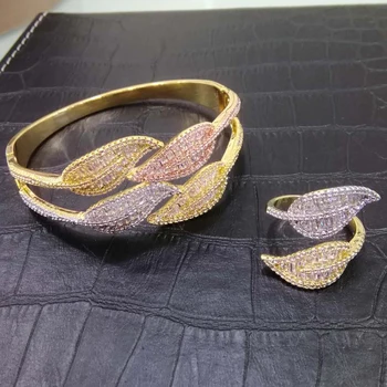 GODKI Luxury Leaf Leaves Inidan Bangle Ring Sets Nigerian Jewelry Sets For Women Wedding African brincos para as mulheres 2018
GODKI Luxury Leaf Leaves Inidan Bangle Ring Sets Nigerian Jewelry Sets For Women Wedding African brincos para as mulheres 2018