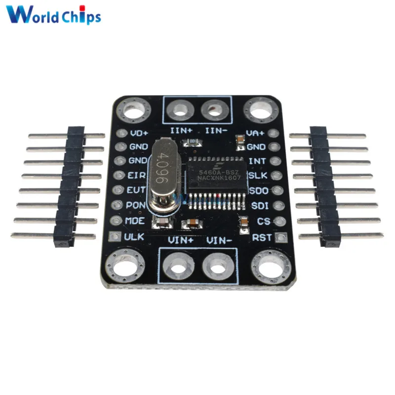 CS5460A Serial Single-phase Bi-directional Power Energy Metering ADC Module AD 3.3-5V Power Supply With a Power Monitor
CS5460A Serial Single-phase Bi-directional Power Energy Metering ADC Module AD 3.3-5V Power Supply With a Power Monitor