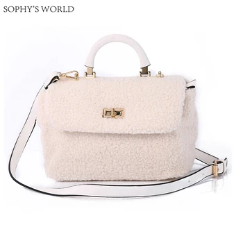 winter white wool shoulder bags for women 2019 luxury tote handbags designer strap crossbody bags female solid flap bag
winter white wool shoulder bags for women 2019 luxury tote handbags designer strap crossbody bags female solid flap bag
