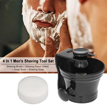 4 In 1 Male Facial Cleaning Tools Shaving Brush + Shaving Razor Stand + Soap Bowl + Shaving Soap Men's Shaving Tool Set
4 In 1 Male Facial Cleaning Tools Shaving Brush + Shaving Razor Stand + Soap Bowl + Shaving Soap Men's Shaving Tool Set