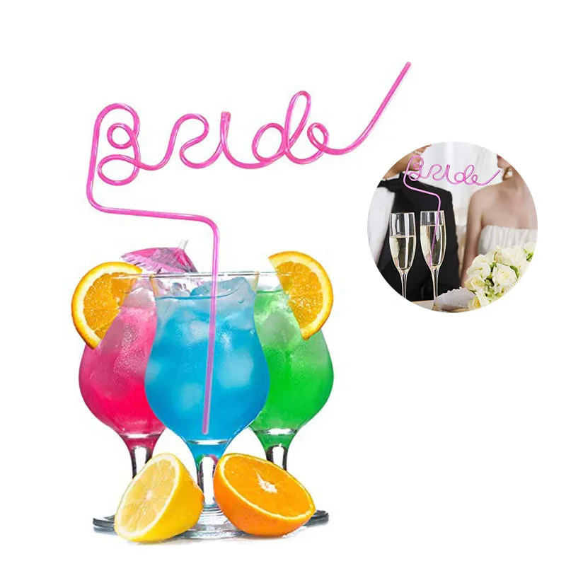 Creative letter Bride Straws Reusable Plastic Straws For Wedding Decoration Event Party Christmas Supplies Drinking Straws
Creative letter Bride Straws Reusable Plastic Straws For Wedding Decoration Event Party Christmas Supplies Drinking Straws