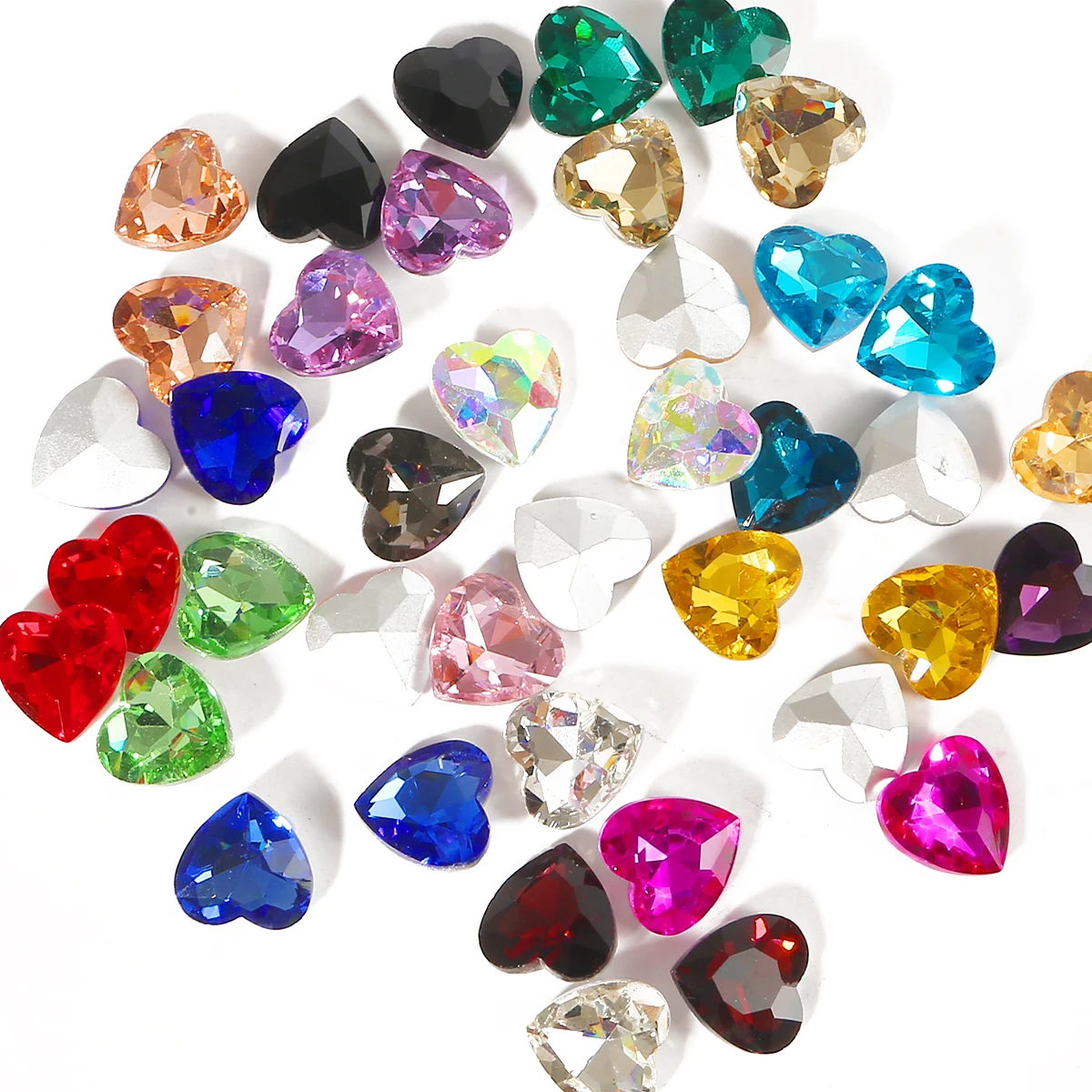 10pcs/lot Acrylic Rhinestones Pointback Heart Shape 18mm Crystal Stone For Nails Art Glue On Beads DIY Clothing Accessories
10pcs/lot Acrylic Rhinestones Pointback Heart Shape 18mm Crystal Stone For Nails Art Glue On Beads DIY Clothing Accessories