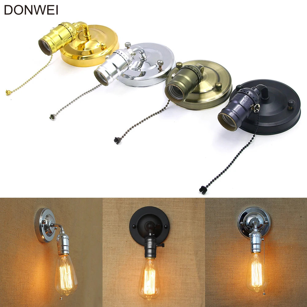 Retro E27 Base Aluminum Wall Lamp Indoor Decorative Zipper Switch Simple Wall Lights for Corridor Balcony (Not Included Bulb)
Retro E27 Base Aluminum Wall Lamp Indoor Decorative Zipper Switch Simple Wall Lights for Corridor Balcony (Not Included Bulb)